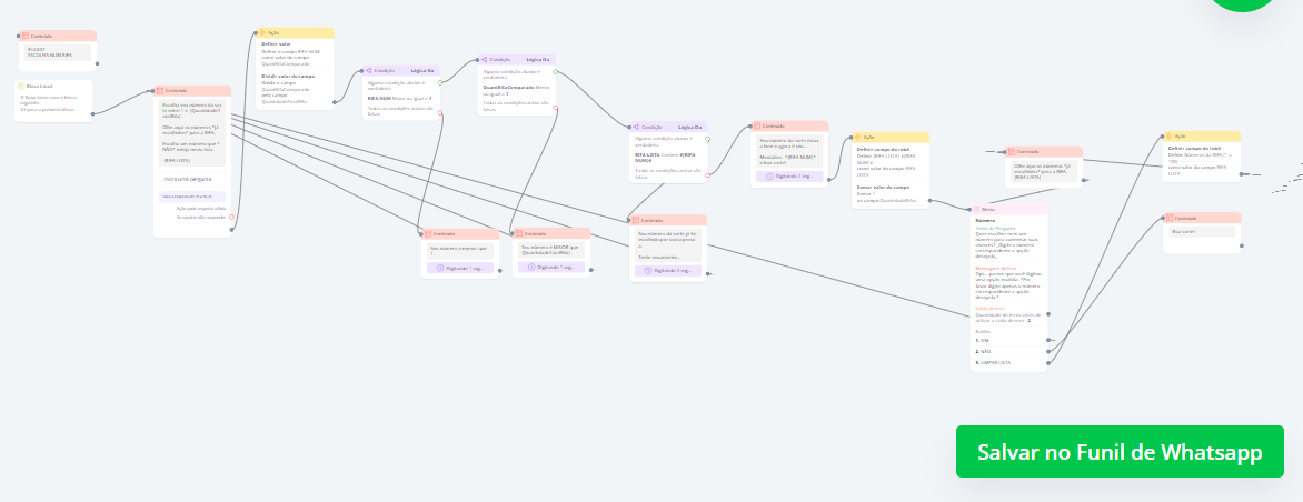 Robô para Escolha número da Rifa
