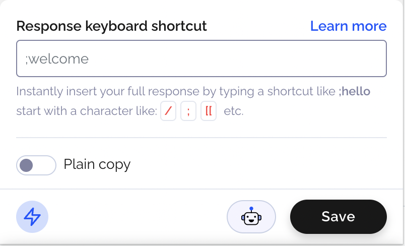 Shortcut Name