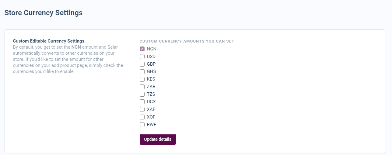 Currency Pairs