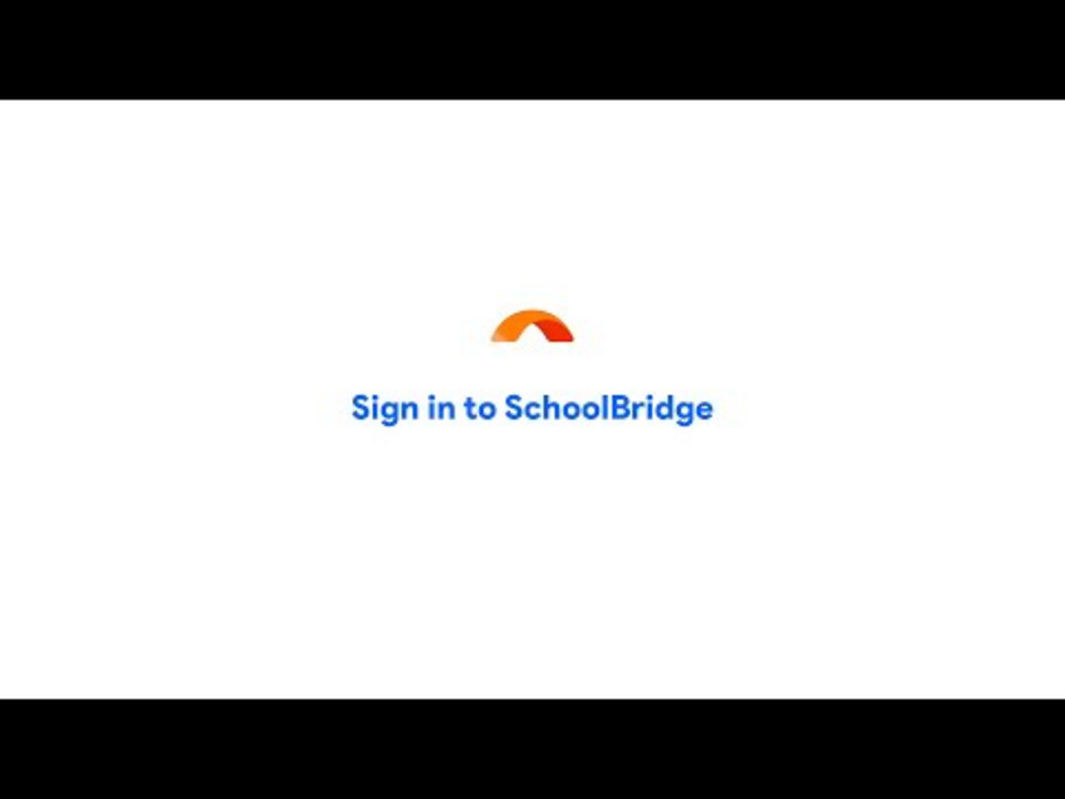 Sign in to the web version of SchoolBridge