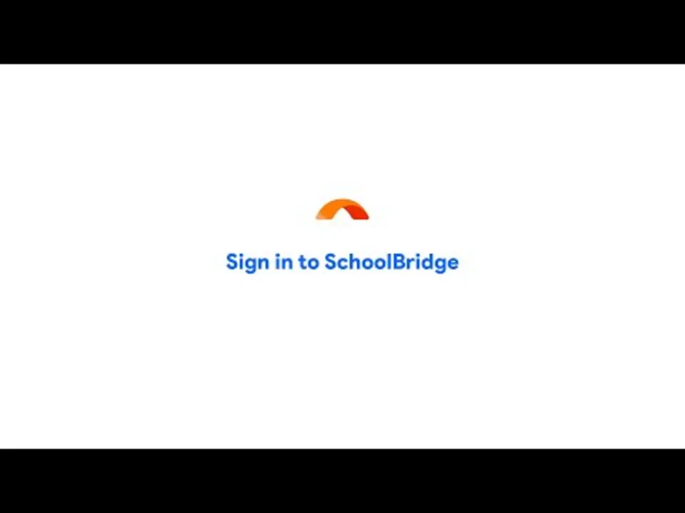 Sign in to the web version of SchoolBridge